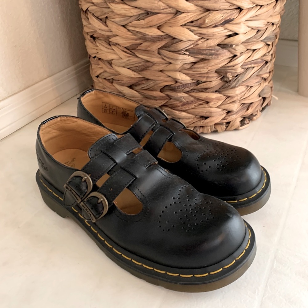 Mary Jane Dr. Martens with dual buckle